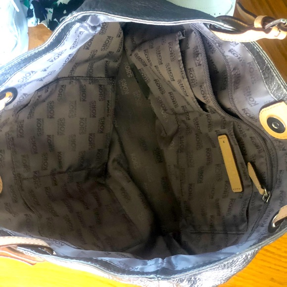 Michael Kors Metallic Leather Tote - Picture 7 of 8